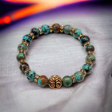 Bracelet turquoise anti douleur